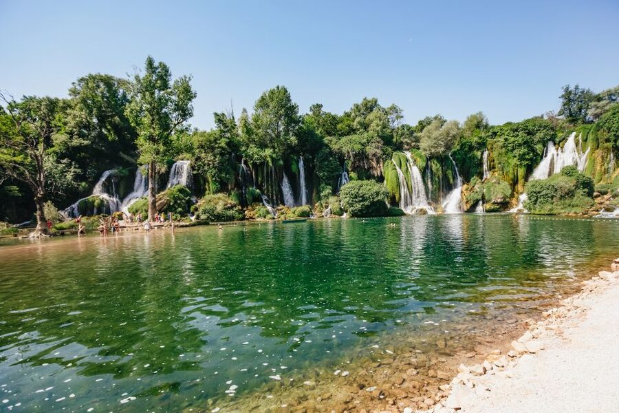 Dubrovnik: Mostar and Kravice Waterfalls Small-Group Tour - The coastal drive from Dubrovnik