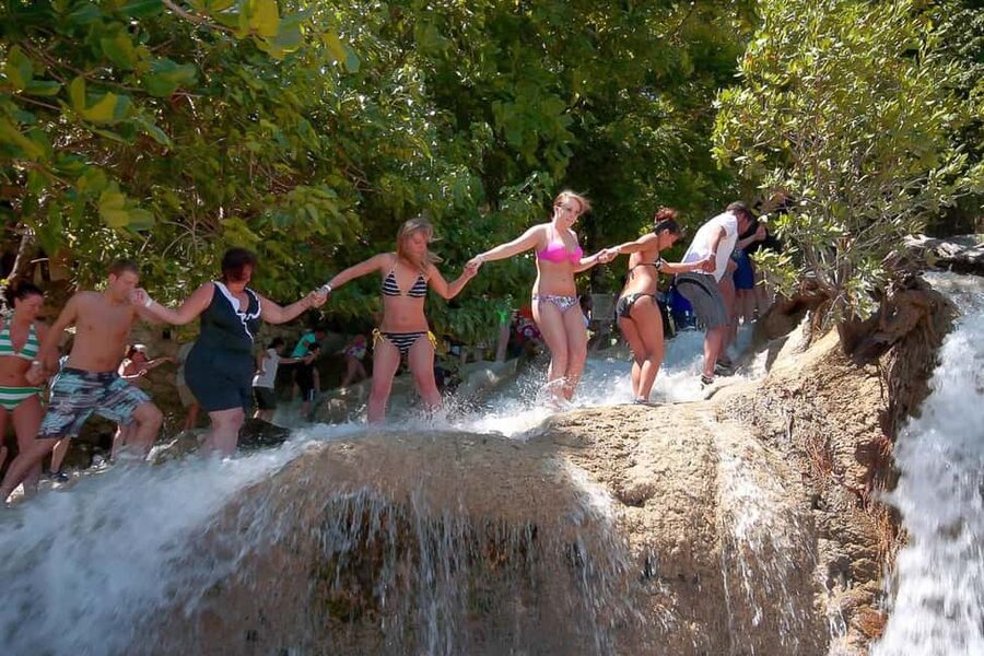 Dunn's River Falls, Bob Marley 9 Mile - Optional Lagoon Tour - Ocho Rios Lunch and Shopping