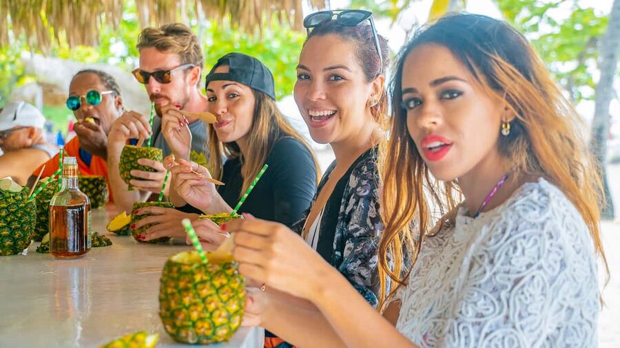 El Limon Waterfall & Bacardi Island Full-Day Adventure - Cayo Levantado, the white sand finale