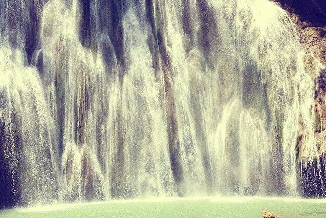 El Limón waterfalls Tour (horse riding & swimming) with lunch - Arriving at the waterfall and getting into the pool