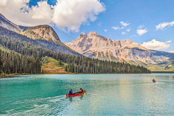 Emerald Lake,Natural Bridge, Wapta Falls & Takakkaw Falls in Yoho - Winter Replaces Waterfalls With Ice and Snow