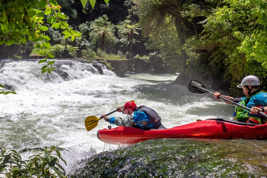 Epic Tandem Kayak Tour down the Kaituna River Waterfalls - Starting at 780 State Highway 33