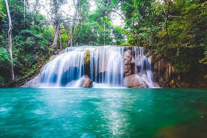 Erawan Waterfall and Elephant Care: Private Tour to Kanchanabur - Crossing the Bridge over the River Kwai