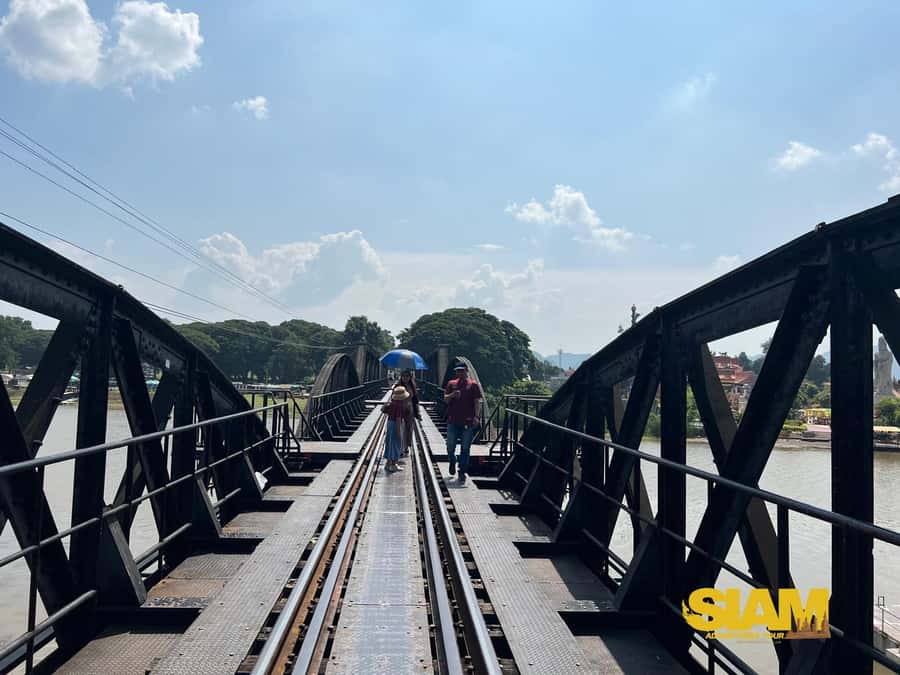Erawan Waterfall, River Kwai & Railway Tour : From Bangkok - Riding the Death Railway across the river