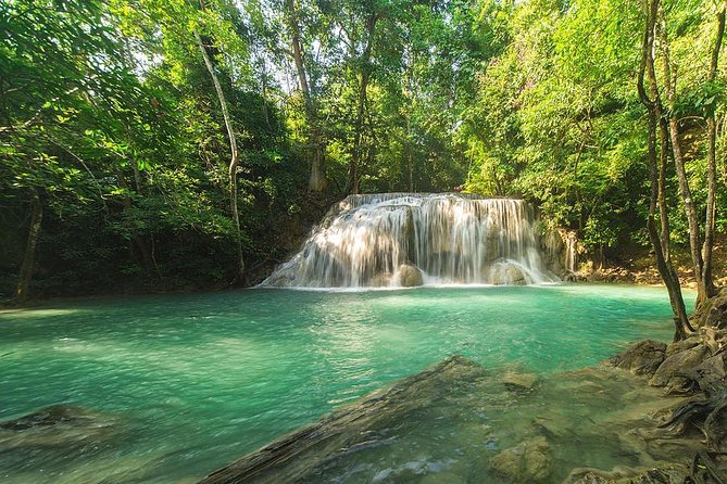 Erawan Waterfalls-Death Railway & River Kwai Tour - Riding the Death Railway near Tham Kra Sae