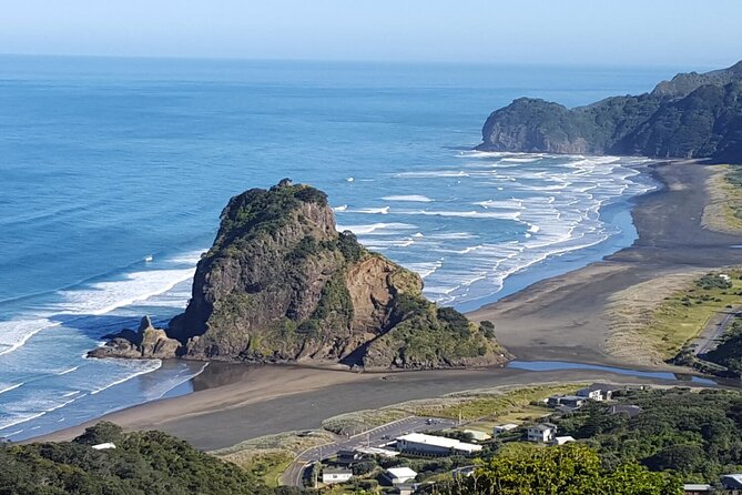 Explore BLACK SAND PIHA BEACH, and Water Falls in West Auckland - Kitekite Falls and the short rainforest walk
