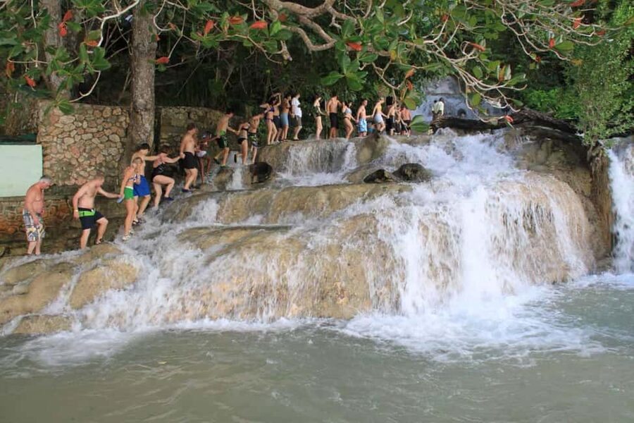 Falmouth: Dunn’s River Falls & Bamboo Beach Club VIP Access - Why the climb takes real effort