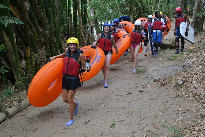 Falmouth Waterfalls River Tubing and Beach Adventure - Tubing the Rio Bueno Rapids