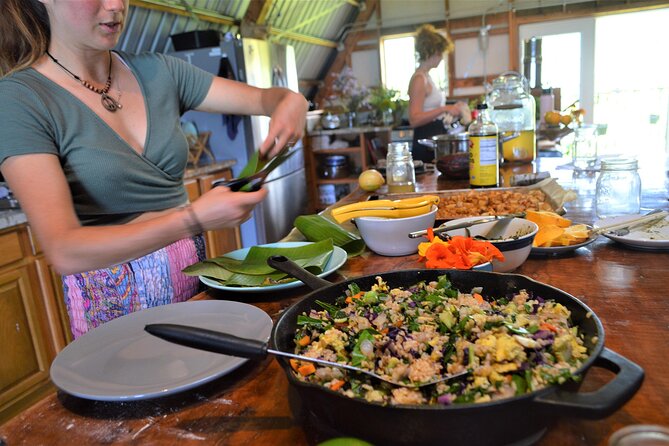 Farm to Table Cooking Class at Kulaniapia Falls - Walking the farm and choosing the meal