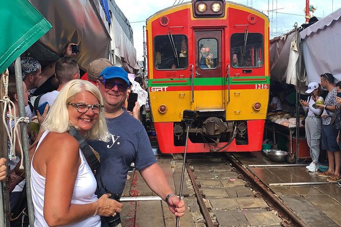 Floating and Railway Market (Optional Waterfall): Private Tour - Maeklong Railway Market: the day’s best scene