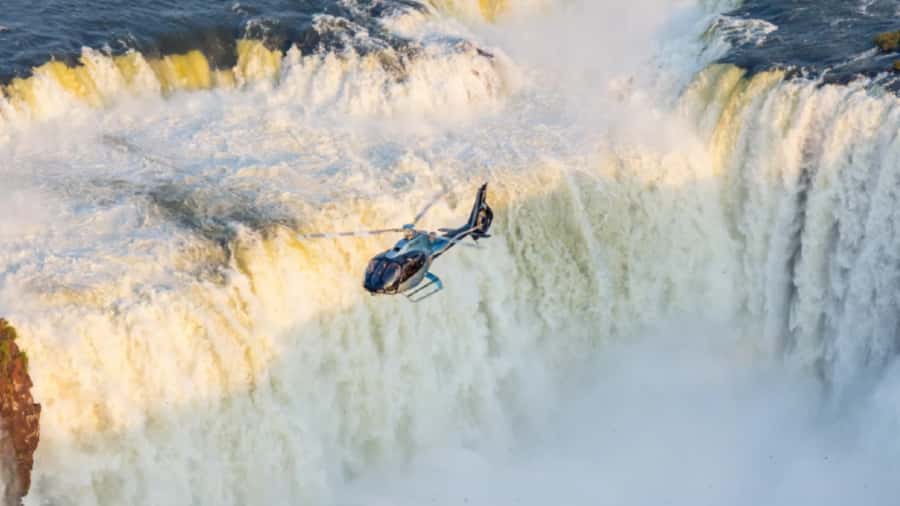 Foz do Iguaçu: Helicopter Flight over the Iguassu Falls - Why a helicopter view changes Iguassu Falls