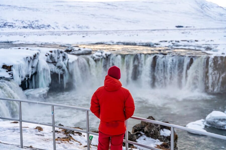 From Akureyri: Goðafoss Waterfall Winter Tour - Seeing Goðafoss with time to explore