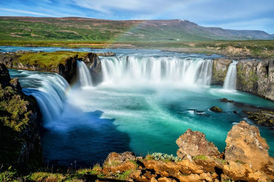 From Akureyri: Myvatn Lake, Craters, & Waterfall Tour - Dimmuborgir: dark lava, trolls, and a 55-minute walk