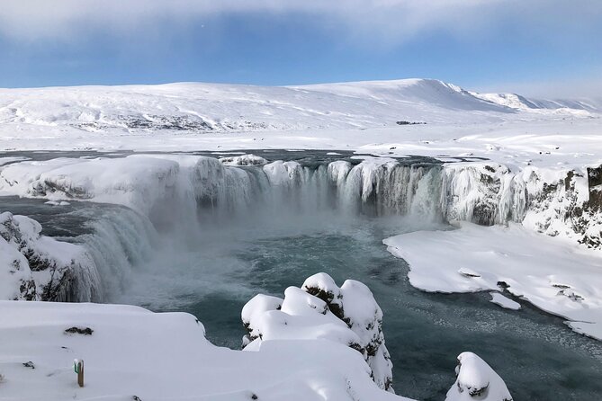 From Akureyri Port: Godafoss Waterfall Tour for Cruise Ships - The Akureyri viewpoint and Eyjafjordur Bay