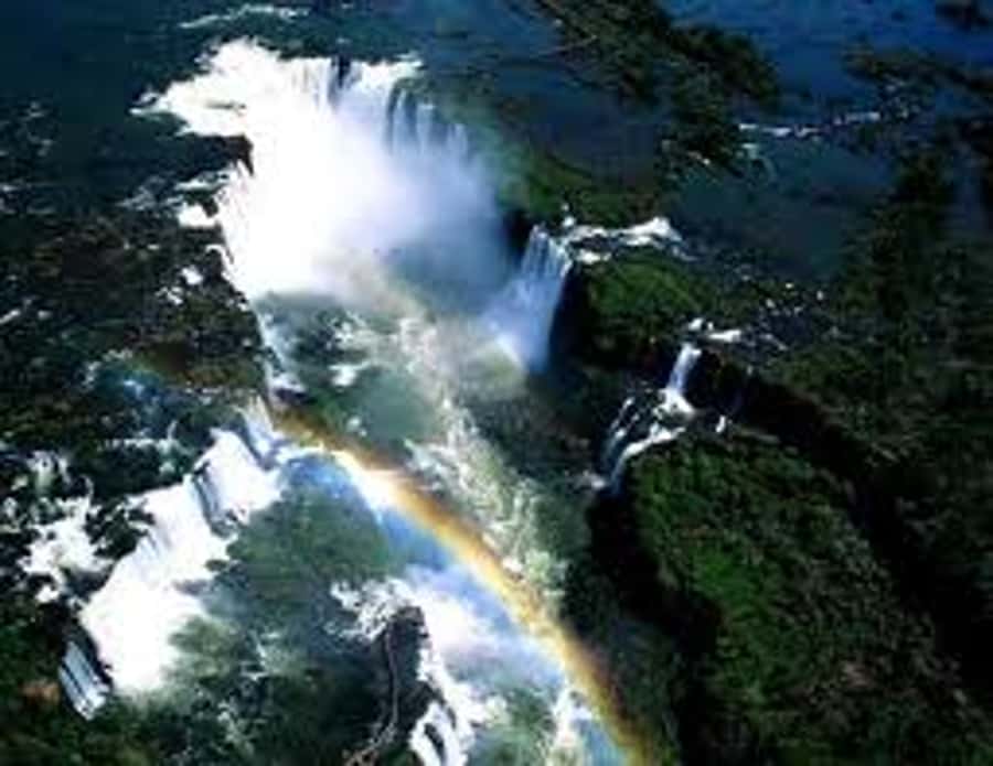 From Argentina: Iguazu Falls Brazil Side & Itaipu Dam - The Brazilian side of Iguazu Falls