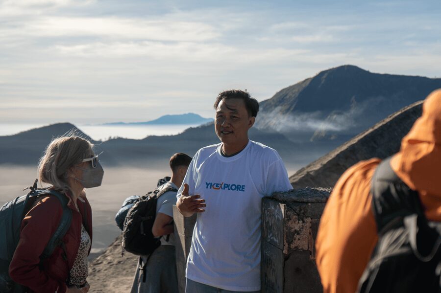 From Bali: Bromo Tumpaksewu Waterfall Shared Guided Tour - Climbing the 250 steps to Bromo’s crater