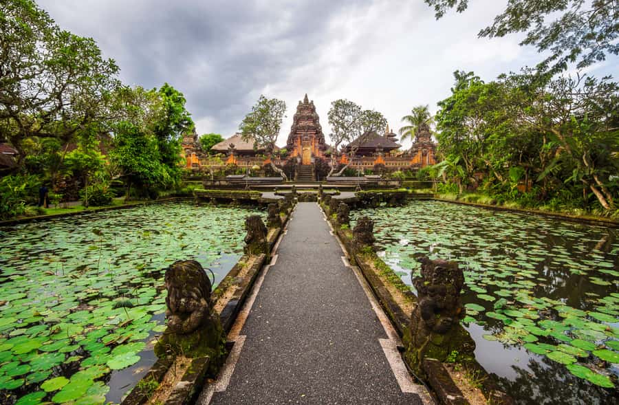 From Bali: Saraswati Temple, Monkey Forest, Ubud Waterfalls - Key points at a glance