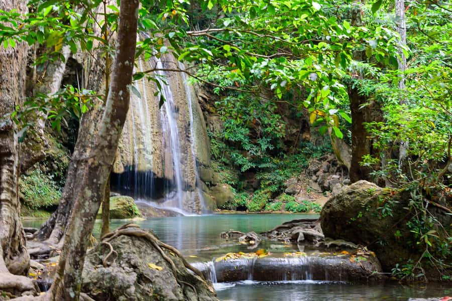 From Bangkok: Erawan Waterfall & Kanchanaburi Private Tour - The Bridge over the River Kwai