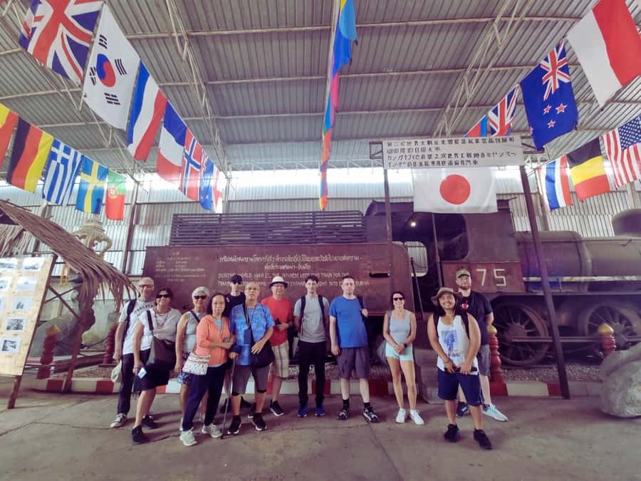 From Bangkok: Kanchanaburi, River Kwai and Erawan Waterfall - The River Kwai Bridge, one hour of context and photographs