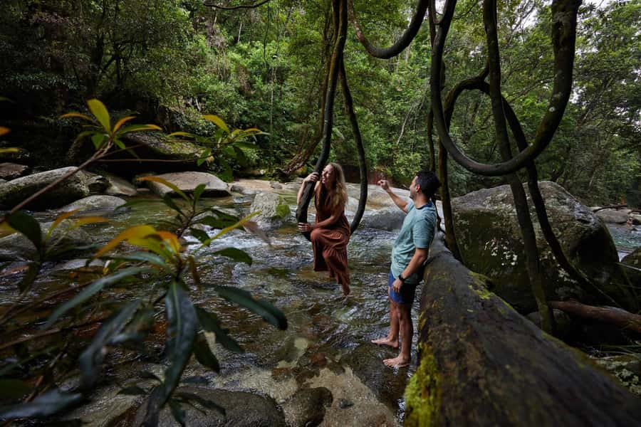 From Cairns: Barefoot Tablelands Waterfall & Rainforest Tour - Lake Eacham brings a volcanic lake into the day