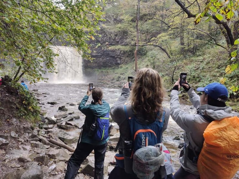 From Cardiff: Guided Hike to 8 Waterfalls in Brecon Beacons - Waterfall valleys, rock and forest