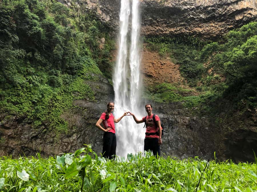 From Chamarel: Waterfall Eco-Hike Adventure - Starting at Seven Colored Earth Geopark