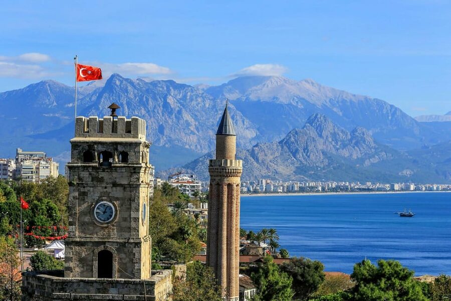 From city of Side: Antalya Old City and Waterfall Day Trip - Four free hours in Kaleiçi, Antalya’s old town