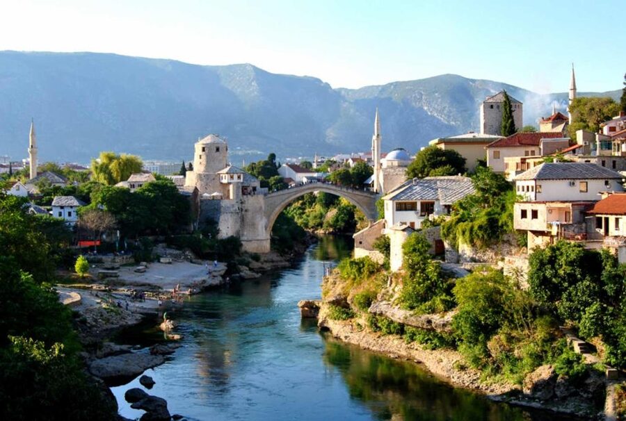 From Dubrovnik: Day Trip to Mostar and Kravice Falls - Pickup near Dubrovnik and the ride to Neum