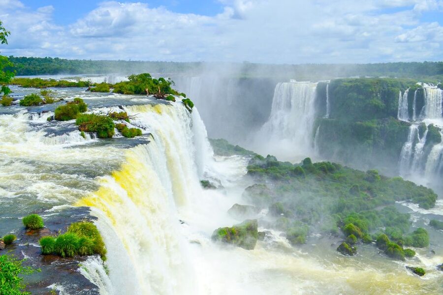 From Foz do Iguaçu: Brazilian Side of the Falls with Ticket - Devil’s Throat and the final viewing platforms