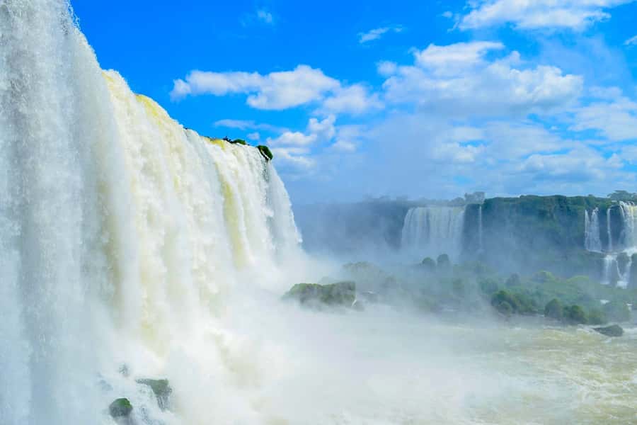 From Foz do Iguaçu: Brazilian Side of the Falls with Ticket - The Panoramic Elevator and Canoas Mirim Space