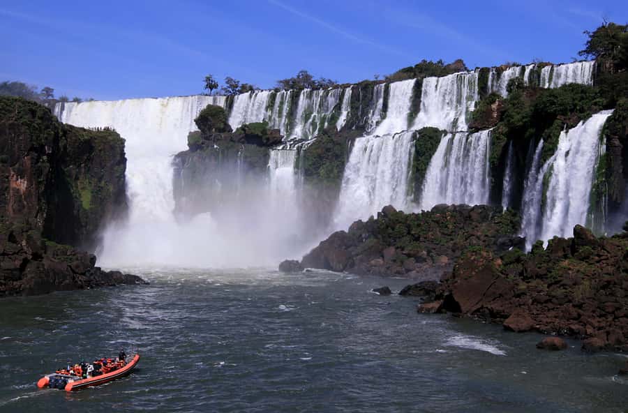 From Foz do Iguaçu: Iguazú Falls Boat Ride Argentina - The Great Adventure boat ride