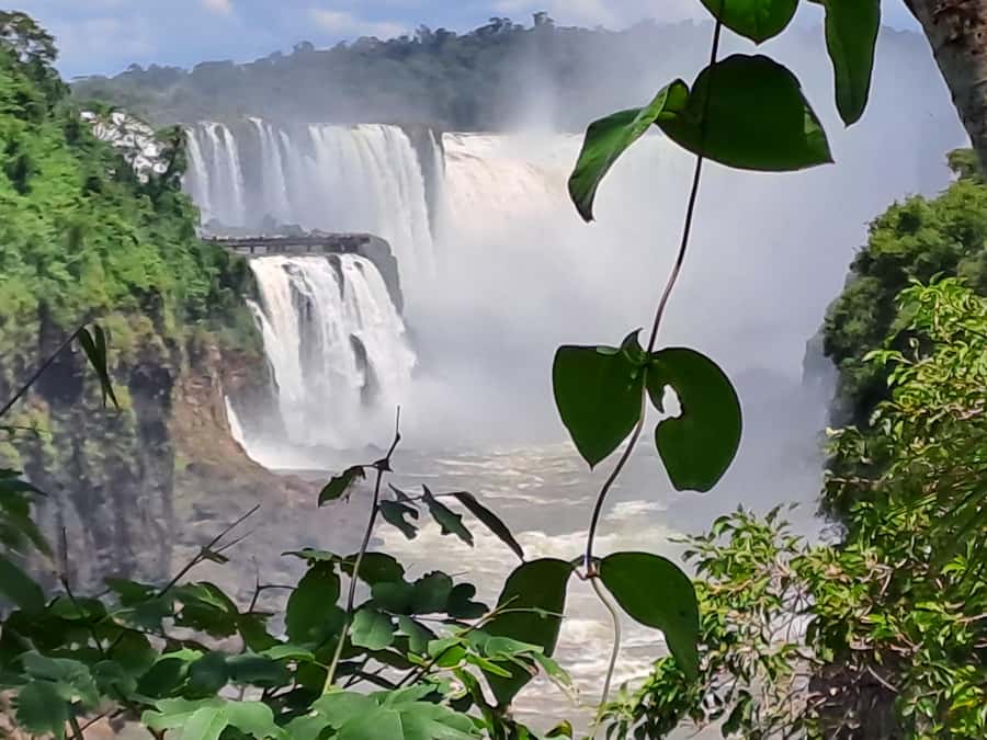 From Foz do Iguaçu: Tour to Argentinian Falls - The Lower Circuit, ramps, stairs, and closer views