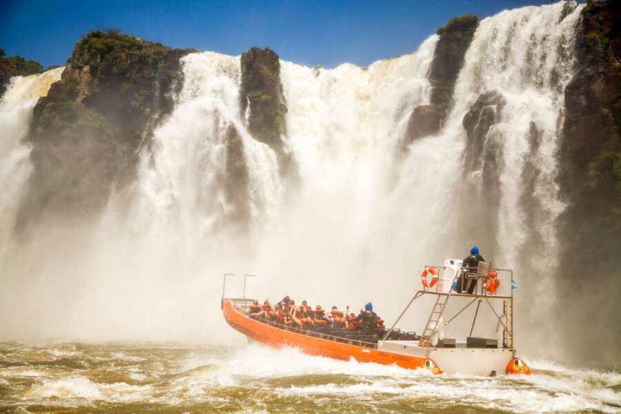 From Foz do Iguazu: Brazil Iguazu Falls & Macuco Safari Boat - What the boat ride feels like in practice