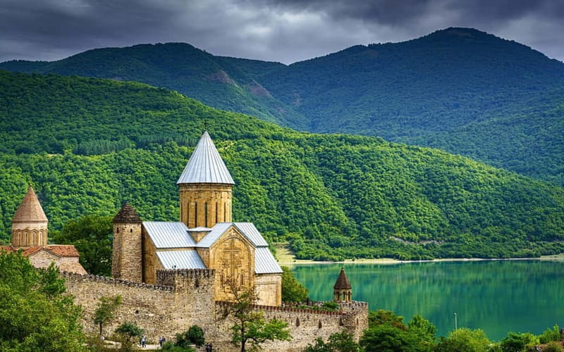 from kazbegi to Gergeti Church, Gveleti Waterfall, Dariali - Key points at a glance