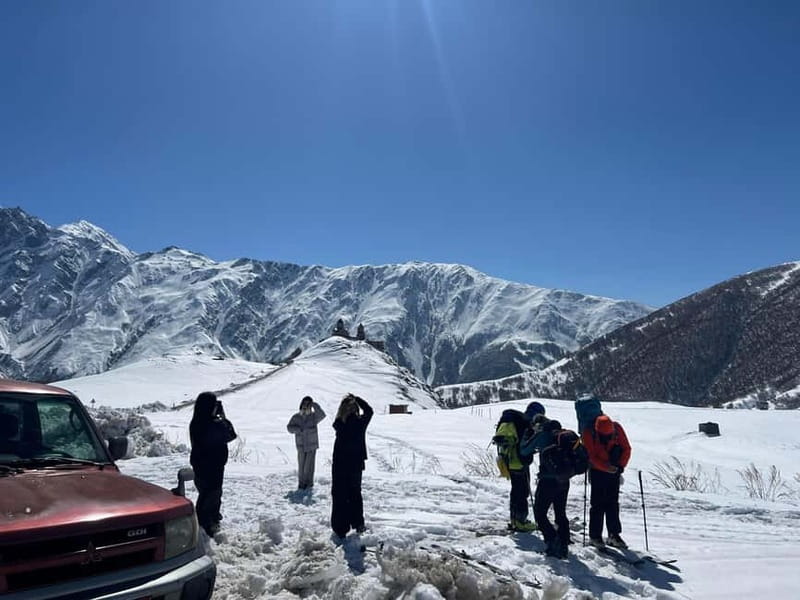 from kazbegi to Gergeti Church, Gveleti Waterfall, Dariali - Why this Kazbegi day trip makes sense