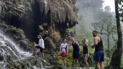 From Malang or Surabaya: Tumpak Sewu Waterfall Group Tour