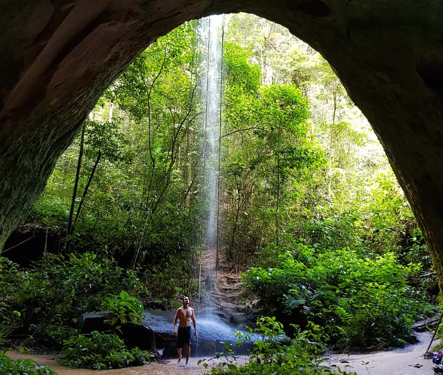 From Manaus: Presidente Figueiredo Waterfalls Daytrip - Gruta do Refugio and the cave stream