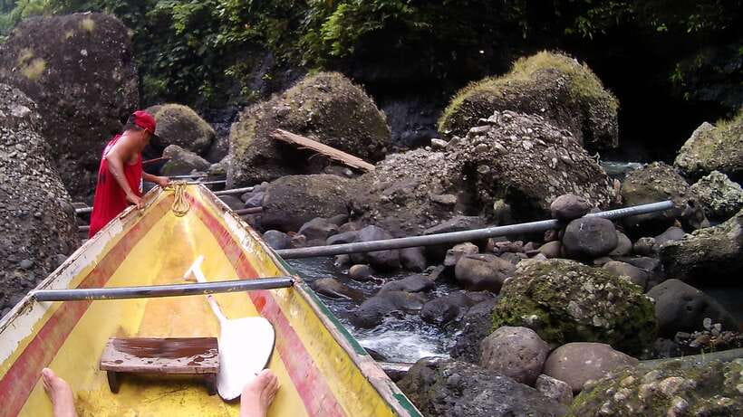 From Manila: Majestic Pagsanjan Falls Adventure - Lunch, music, and the part that divides opinion