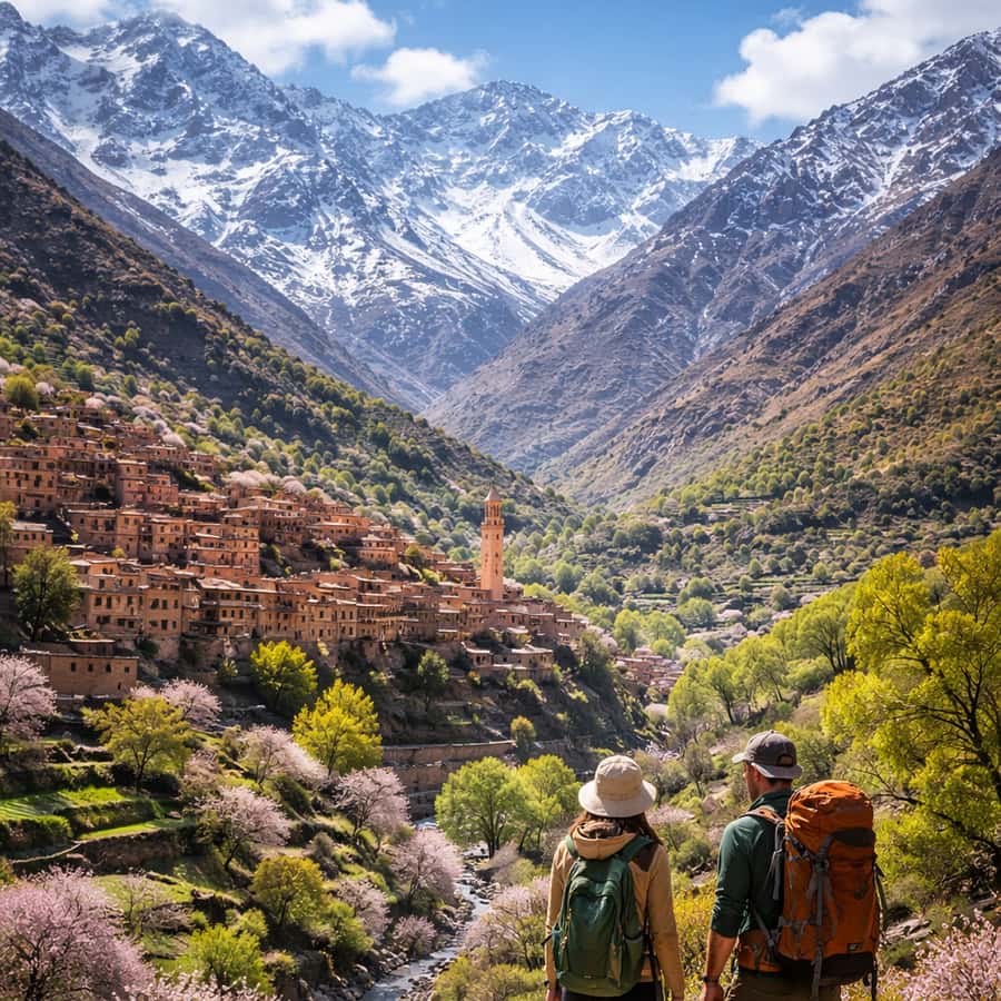 From Marrakech: Atlas Mountains & Berber Lunch - Arriving in Imlil and meeting village life