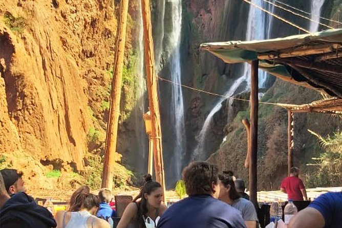 From Marrakech: Full-Day Tour to Ouzoud Waterfalls with Boat Trip - A short boat ride under the falling water