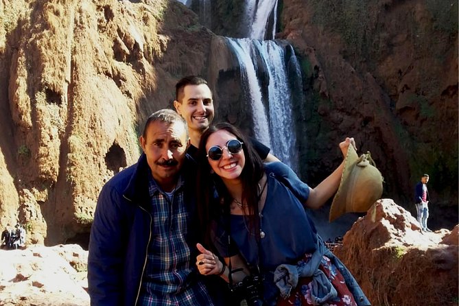 From Marrakech: Full-Day Tour to Ouzoud Waterfalls with Boat Trip - Swimming, orange juice, and lunch above the falls