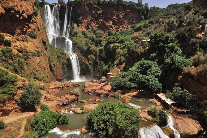 From Marrakech: Full-Day Tour to Ouzoud Waterfalls with Boat Trip - First views of the Cascades d’Ouzoud