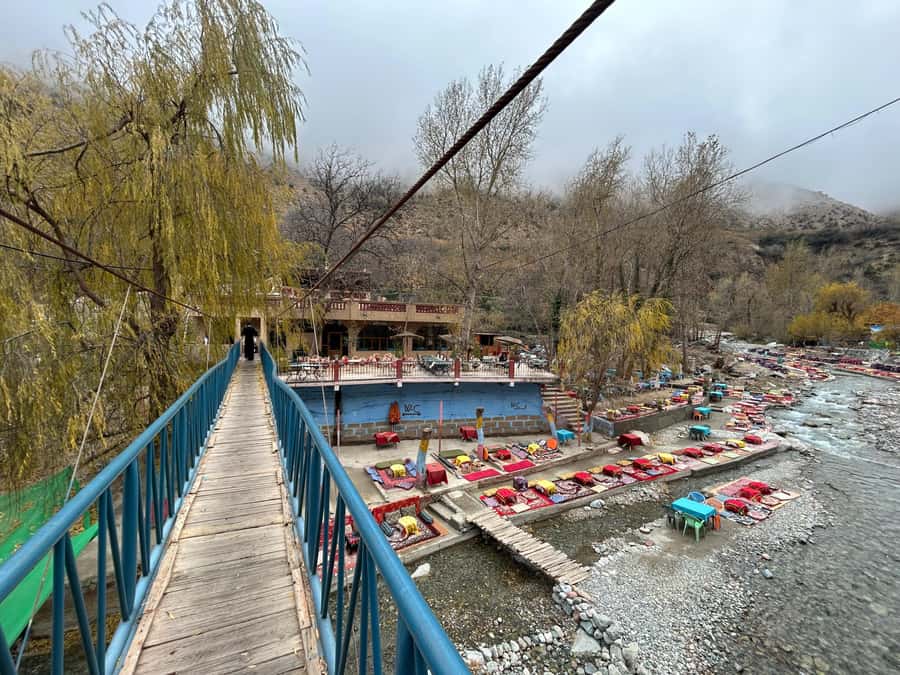 From Marrakech: Guided Ourika Valley with Waterfalls & Lunch - Leaving Marrakech in an air-conditioned minibus