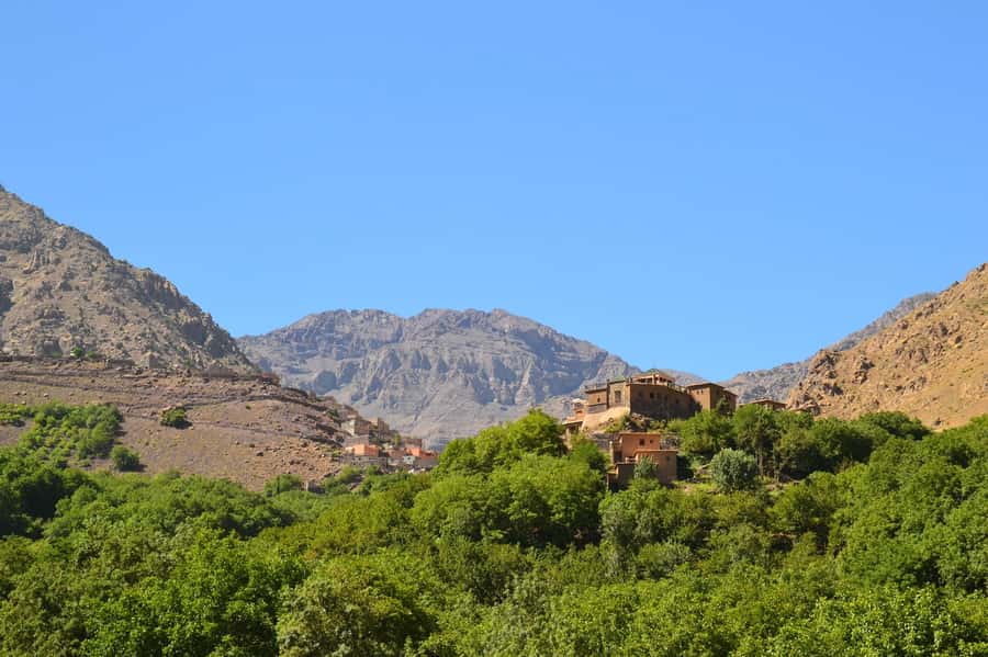 From Marrakech: Ourika Valley Trip, Waterfall Hike & Lunch - The Setti Fatma waterfall walk