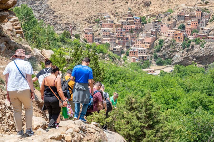 From Marrakech: Ourika Valley Trip, Waterfall Hike & Lunch - Pickup from Marrakech and the ride into the mountains