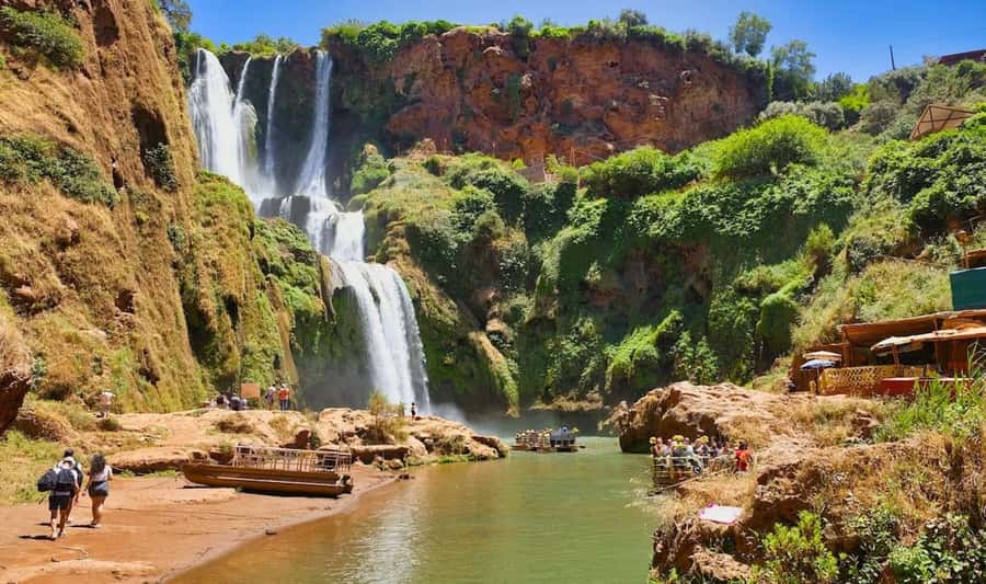 From Marrakech: Ouzoud Waterfalls Full-Day Guided Tour - Walking the olive groves to the waterfall