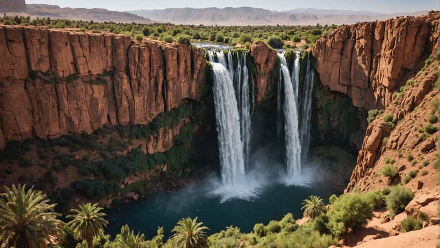 From Marrakech: Ouzoud Waterfalls Full-Day Guided Tour - The boat ride below the 110-meter cascade