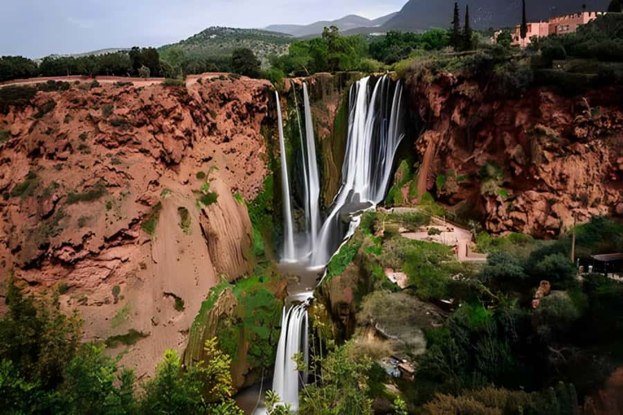 From Marrakech: Ouzoud Waterfalls Full-Day Guided Tour - Lunch with a waterfall view