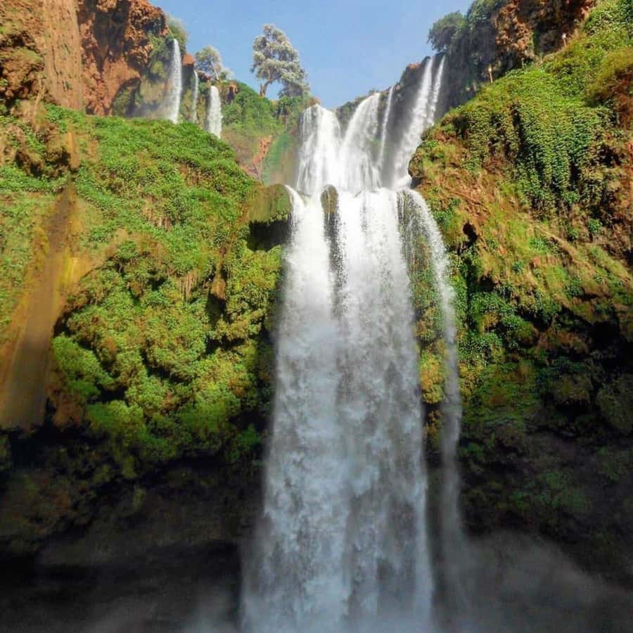 From Marrakech: Ouzoud Waterfalls Guided hike & boat Ride - The traditional boat ride below the falls