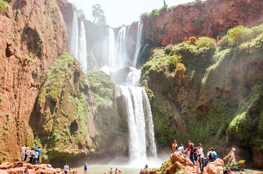 From Marrakech: Ouzoud Waterfalls Guided Tour & Boat Ride - The boat ride beneath the falling water